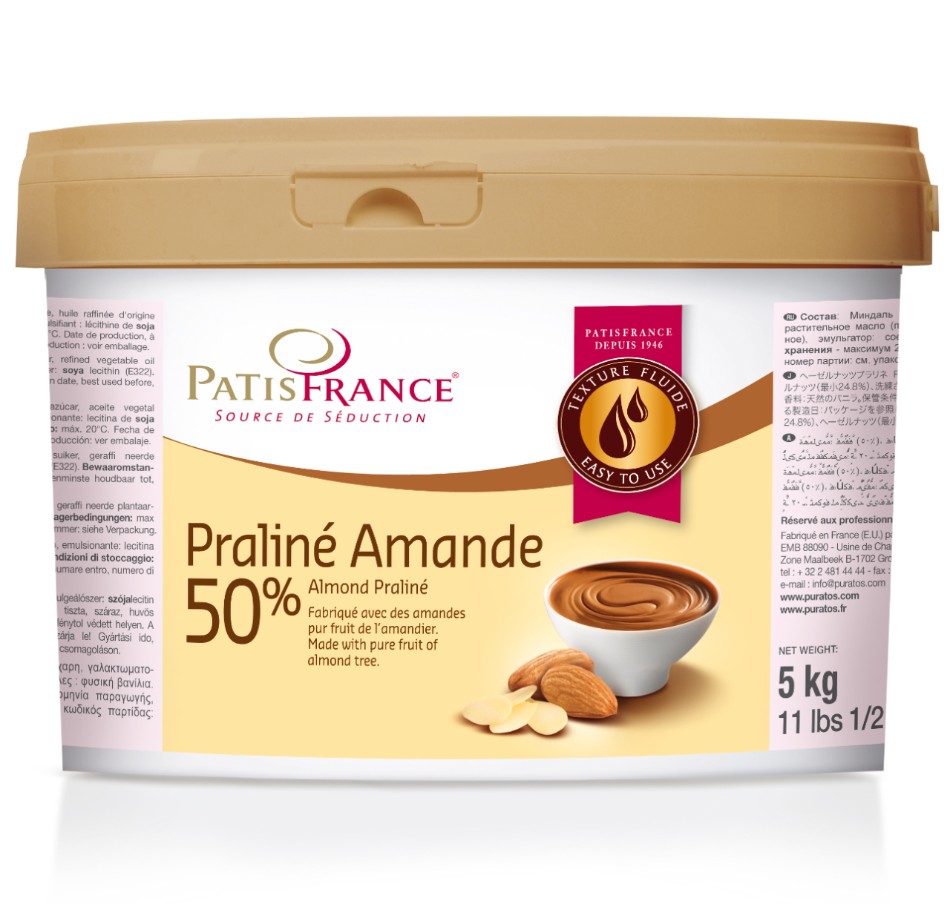 Praliné Collection Amande-Noisette 55% Origine France - Puratos