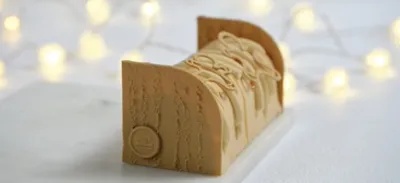 Bûche Amber Salted Caramel